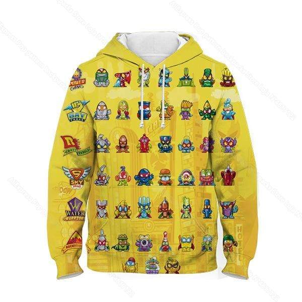 Children Super Zings Hoodie Boys Girls Cartoon 3D Printed Pullovers Kids Superzings Sweatshirt Harajuku Streetwear Spring Winter AExp