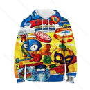 Children Super Zings Hoodie Boys Girls Cartoon 3D Printed Pullovers Kids Superzings Sweatshirt Harajuku Streetwear Spring Winter AExp