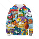 Children Super Zings Hoodie Boys Girls Cartoon 3D Printed Pullovers Kids Superzings Sweatshirt Harajuku Streetwear Spring Winter AExp