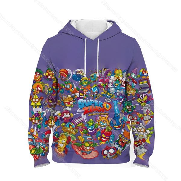 Children Super Zings Hoodie Boys Girls Cartoon 3D Printed Pullovers Kids Superzings Sweatshirt Harajuku Streetwear Spring Winter AExp