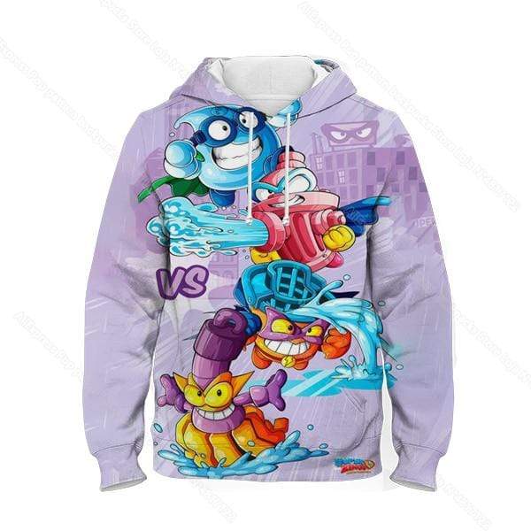 Children Super Zings Hoodie Boys Girls Cartoon 3D Printed Pullovers Kids Superzings Sweatshirt Harajuku Streetwear Spring Winter AExp