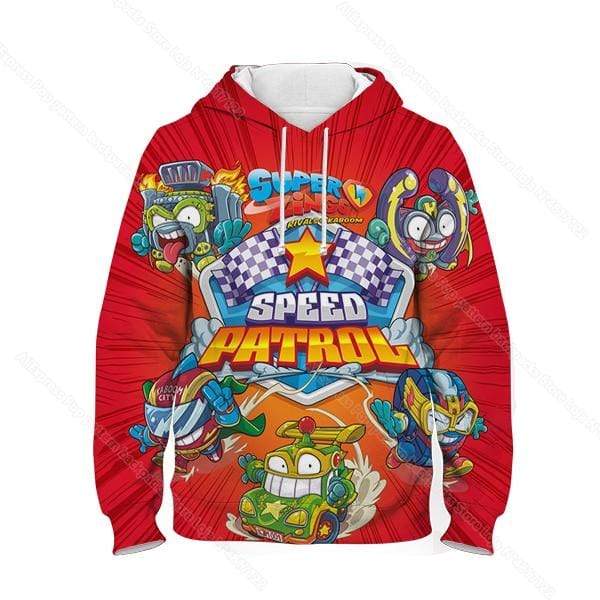 Children Super Zings Hoodie Boys Girls Cartoon 3D Printed Pullovers Kids Superzings Sweatshirt Harajuku Streetwear Spring Winter AExp