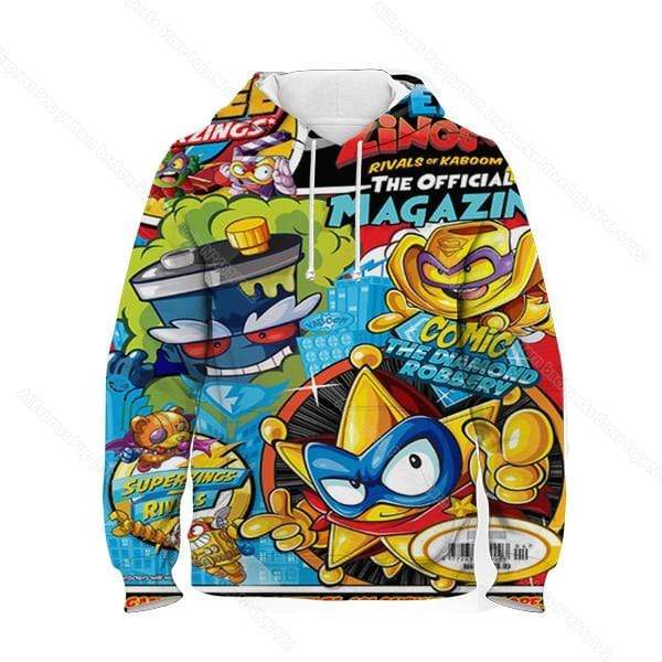 Children Super Zings Hoodie Boys Girls Cartoon 3D Printed Pullovers Kids Superzings Sweatshirt Harajuku Streetwear Spring Winter AExp