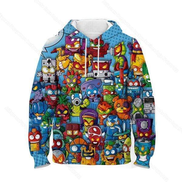 Children Super Zings Hoodie Boys Girls Cartoon 3D Printed Pullovers Kids Superzings Sweatshirt Harajuku Streetwear Spring Winter AExp