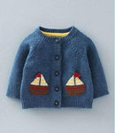 children sweaters new autumn cotton cartoon embroidery baby boys girls sweater single breasted knitwear cardigan kids clothes-yellow-5-JadeMoghul Inc.