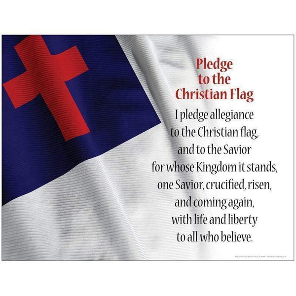 Childrens Books & Music Pledge To The Christian Flag Chart BARKER CREEK