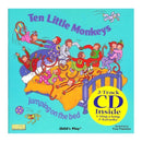 Childrens Books & Music Ten Little Monkeys 8 X8 Book With Cd CHILDS PLAY BOOKS