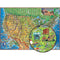 CHILDRENS MAP OF THE USA-Learning Materials-JadeMoghul Inc.