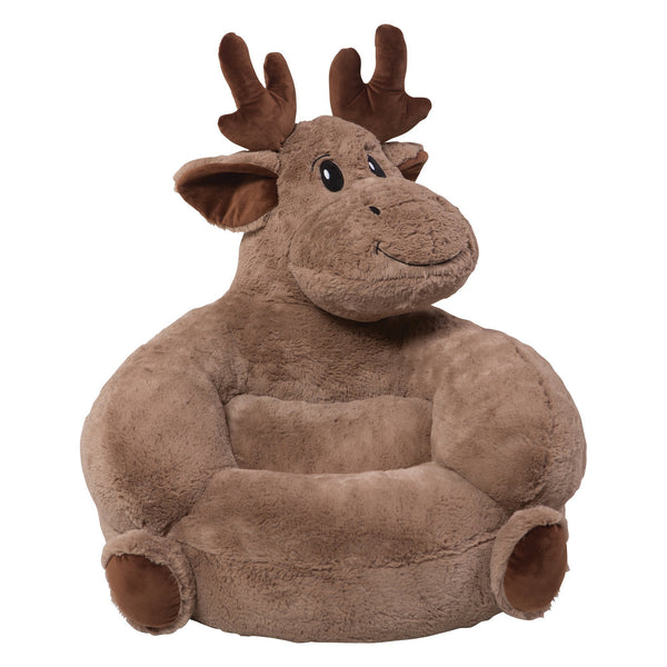 Children's Plush Moose Character Chair-ANIMAL-JadeMoghul Inc.