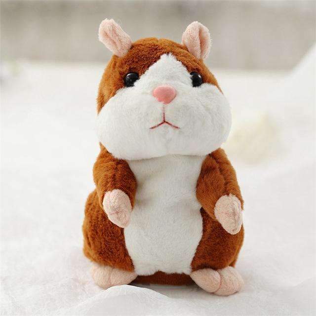 Children's Talking Hamster Plush Toy-Coffee-JadeMoghul Inc.