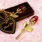 Choice Crystal Gold long stem red Rose from fashioncraft-Personalized Coasters-JadeMoghul Inc.