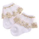 Christening Winter Warm Meias Para Bebe Cotton Baby Girl Socks,Kids Ruffled Meias Infantil Knitted Knee Lace Baby Socks Newborn-3F1001-3M-JadeMoghul Inc.