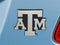 Chrome Emblem Custom Rugs Texas Football Texas A&M Car Emblems 2.6"x3.2" FANMATS