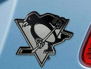 Chrome Emblem Game Room Rug NHL Pittsburgh Penguins Auto Emblem 2.9"x3" FANMATS