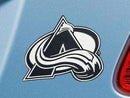 Chrome Emblem Logo Mats NHL Hockey Colorado Avalanche Car Emblem 3"x3.2" FANMATS