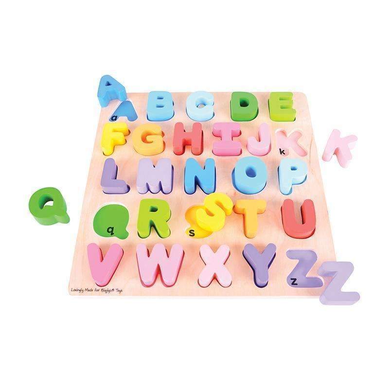 CHUNKY ALPHABET PUZZLE UPPERCASE-Toys & Games-JadeMoghul Inc.