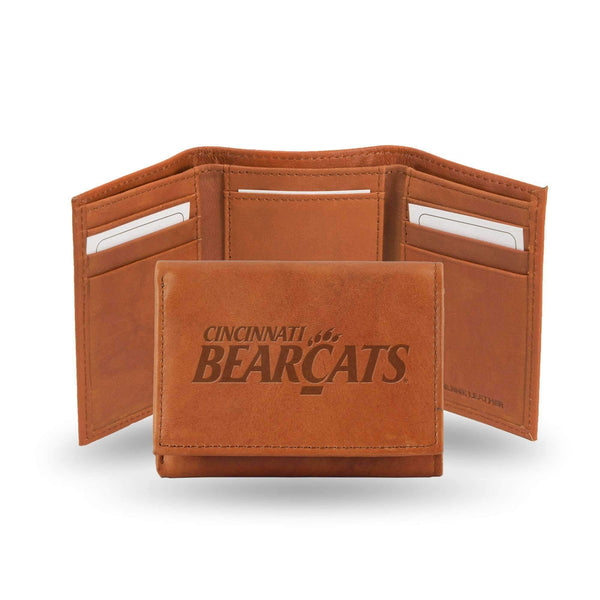 Front Pocket Wallet Cincinnati Bearcats Embossed Trifold