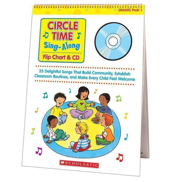 CIRCLE TIME SING ALONG FLIP CHART &-Learning Materials-JadeMoghul Inc.