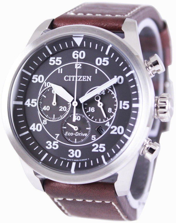 Citizen Eco-Drive Aviator Chronograph CA4210-16E Men's Watch-Branded Watches-JadeMoghul Inc.