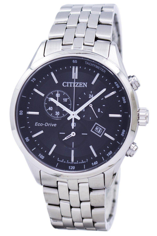 Citizen Eco-Drive Chronograph Tachymeter AT2140-55E Men's Watch-Branded Watches-JadeMoghul Inc.