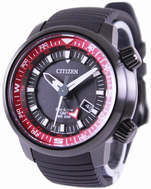 Citizen Eco-Drive GMT Diver's 200M BJ7085-09E Men's Watch-Branded Watches-JadeMoghul Inc.