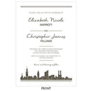 City Style Invitation (Pack of 1)-Invitations & Stationery Essentials-JadeMoghul Inc.