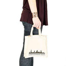 City Style Personalised Tote Bag Mini Tote with Gussets Charcoal (Pack of 1)-Personalized Gifts for Women-Charcoal-JadeMoghul Inc.