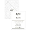 City Style Save The Date Card Charcoal (Pack of 1)-Weddingstar-Charcoal-JadeMoghul Inc.