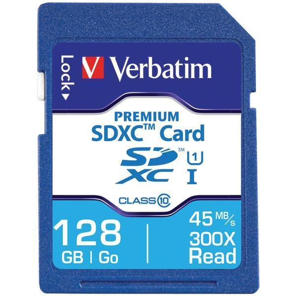 Class 10 Premium SDXC(TM) Card (128GB)-Memory Cards-JadeMoghul Inc.