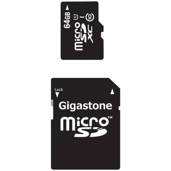 Class 10 UHS-1 microSDHC(TM) Cards & SD Adapter (64GB)-Memory Cards-JadeMoghul Inc.