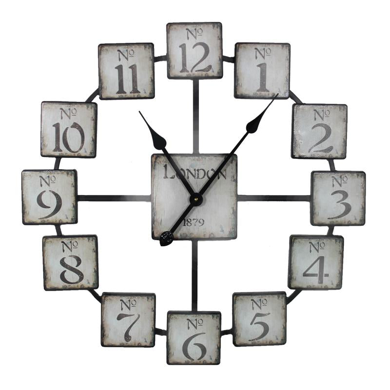 Classic And Uniquely Designed Metal Wall Clock-Wall clocks-JadeMoghul Inc.