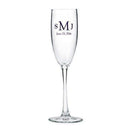 Classic Champagne Glass - Personalized (Pack of 1)-Popular Wedding Favors-JadeMoghul Inc.