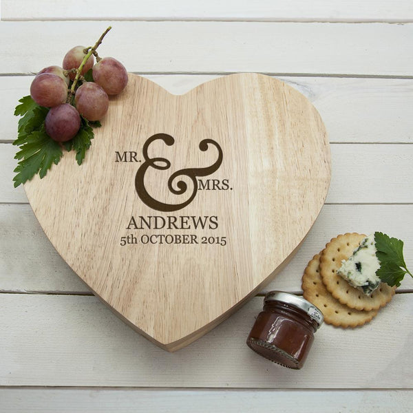 Cheese Board Ideas Classic Couples' Romantic Heart Cheese Board