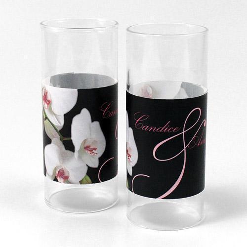 Classic Orchid Mini Luminary Wrap Plum (Pack of 1)-Reception Stationery-Pastel Pink-JadeMoghul Inc.