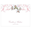 Classic Orchid Note Card Plum (Pack of 1)-Weddingstar-Pastel Pink-JadeMoghul Inc.