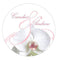 Classic Orchid Small Sticker Plum (Pack of 1)-Wedding Favor Stationery-Red-JadeMoghul Inc.