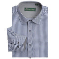 Classic Plaid Shirt / Dress Shirt / Business Formal Shirt-5608-Asian size S-JadeMoghul Inc.