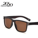 Classic Polarized Sunglasses / Men Black Frame Sun Glasses-C03 Brown-JadeMoghul Inc.