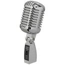 Classic Retro Vintage-Style Dynamic Vocal Microphone (Silver)-Microphones & Accessories-JadeMoghul Inc.
