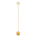 Classic Round Table Number Holder - Brushed Gold (Pack of 6)-Table Planning Accessories-JadeMoghul Inc.