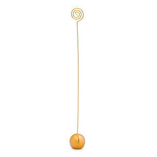 Classic Round Table Number Holder - Brushed Gold (Pack of 6)-Table Planning Accessories-JadeMoghul Inc.