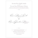 Classic Script Invitation (Pack of 1)-Invitations & Stationery Essentials-JadeMoghul Inc.