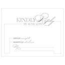 Classic Script RSVP (Pack of 1)-Weddingstar-JadeMoghul Inc.