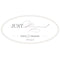 Classic Script Small Cling (Pack of 1)-Wedding Signs-JadeMoghul Inc.