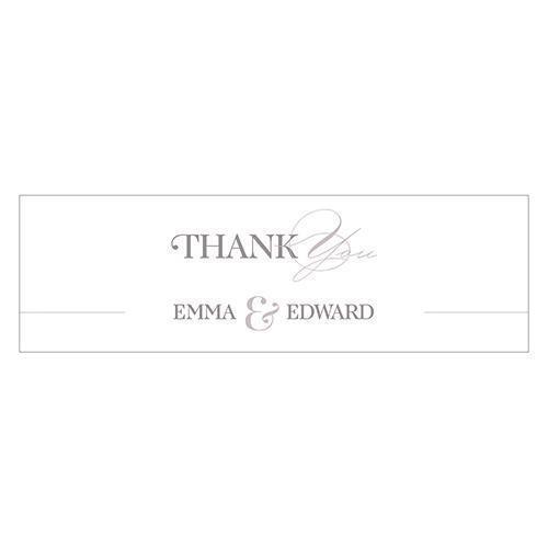 Classic Script Small Rectangular Favor Tag (Pack of 1)-Wedding Favor Stationery-JadeMoghul Inc.