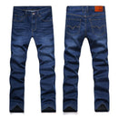 Classic Solid Straight High Quality Jeans-deepblue3016-29-JadeMoghul Inc.