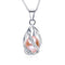 Classic Special Design 8-9mm Natural Pearl Pendant Necklace with 45cm Silver Chain 4 colors Wholesale Casual Jewelry-pink pearl-JadeMoghul Inc.