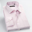 Classic Striped Men Dress Shirt / Long Sleeve Business Formal Shirt-5511-Asian size S-JadeMoghul Inc.