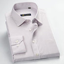Classic Striped Men Dress Shirt / Long Sleeve Business Formal Shirt-5516-Asian size S-JadeMoghul Inc.