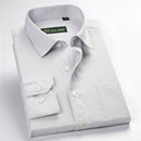 Classic Striped Men Dress Shirt / Long Sleeve Business Formal Shirt-5517-Asian size S-JadeMoghul Inc.